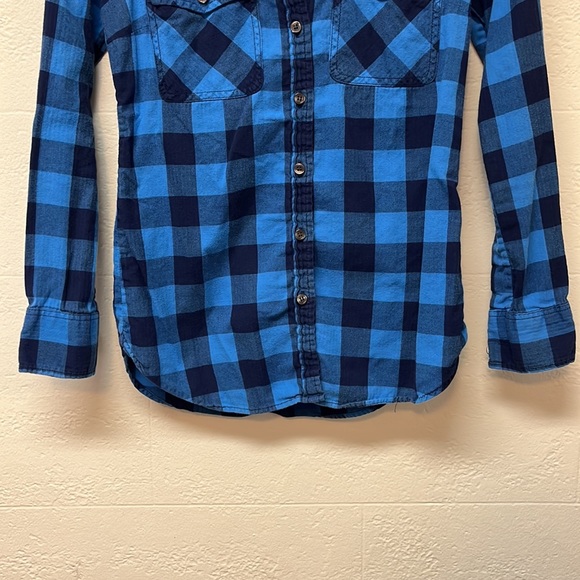 J.Crew Womans Flannel Shirt Size XXS - Picture 4 of 6